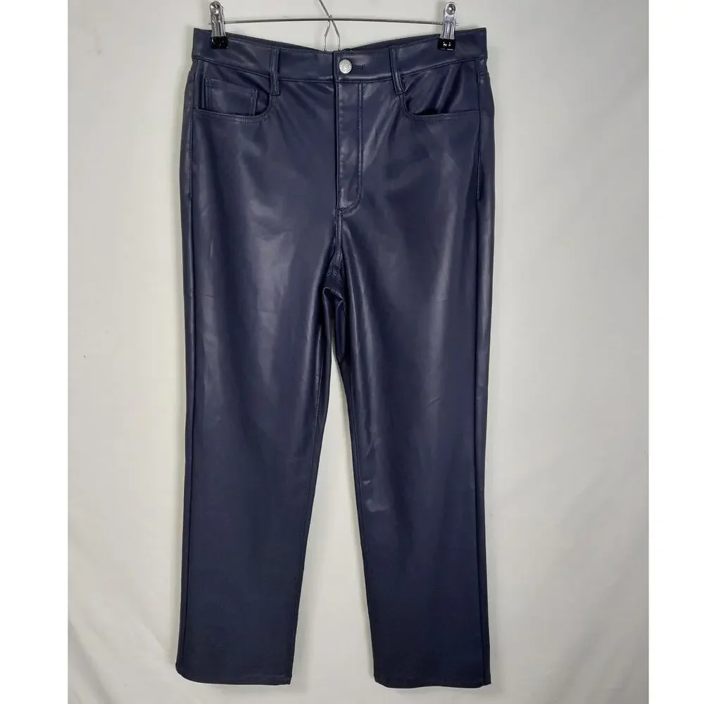 NWT Loft Taylor Blend Blue Pants Women Size 6
